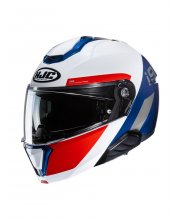White/Red/Blue HJC I91 Bina Motorcycle Helmet at JTS Biker Clothing